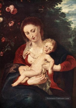 Vierge à l’Enfant 1620 Baroque Peter Paul Rubens Peinture à l'huile